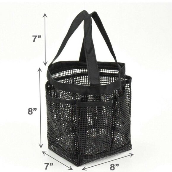 Mesh Shower Caddy Tote Portable Bag 8 Pockets-Gym Dorm Crafts FOR BUNDLING ONLY! - Picture 2 of 5